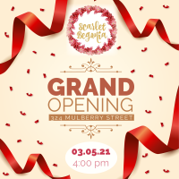 Ribbon Cutting @ Scarlet Begonia 
