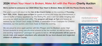 When your Heart is Broken, Make Art with the Pieces Charity Auction for CASA of Jefferson County