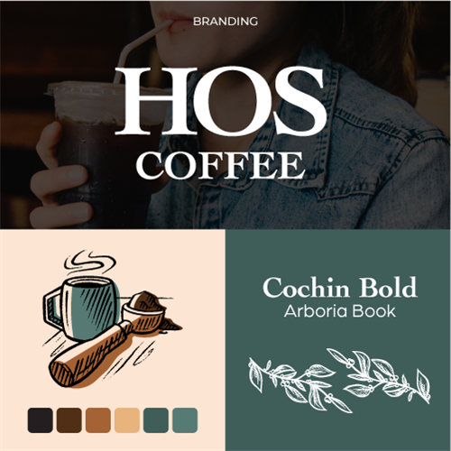 Hos Coffee Visual Identity