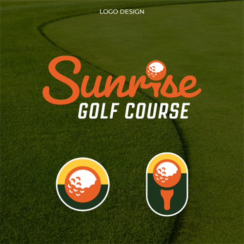 Sunrise Golf Course Logo Design