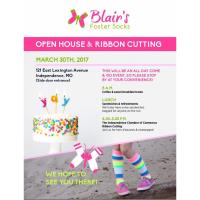 Ribbon Cutting for Blair's Foster Socks 