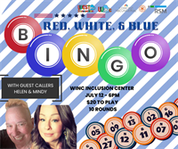 WiNc BINGO NIGHT: Red, White & Blue