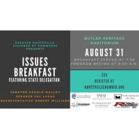 2018 Issues Breakfast featuring State Delegation