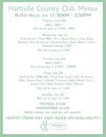 This Weeks Menus 6/30-7/5