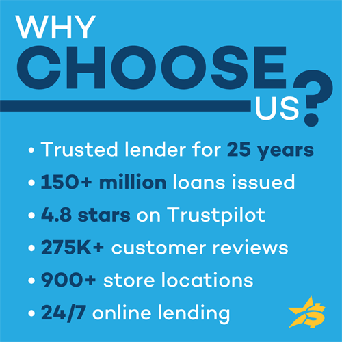 WHY choose your local Advance America, look at our numbers!