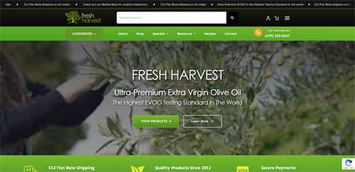 FreshHarvest - Built on WordPress & WooCommerce