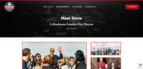 Steve Galen For Mayor - Built on WordPress