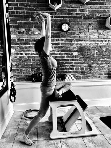Pilates is for every body by meeting you where you are to lengthen, strengthen, tighten, tone and stretch. Book a virtual session today to get started christycaterwellness.com