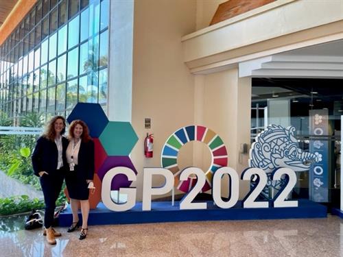 President and CEO, Andrea E. Davis and COO, Lorraine Schneider attend the United Nations Disaster Risk Summit in Bali, Indonesia 