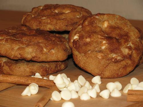 Snickerdoodle White Chocolate Cookies