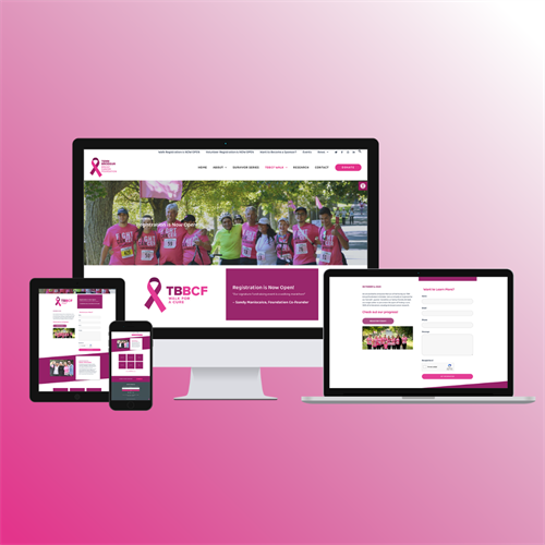 Terri Brodeur Breast Cancer Foundation Website Page Designed By Capik Creative