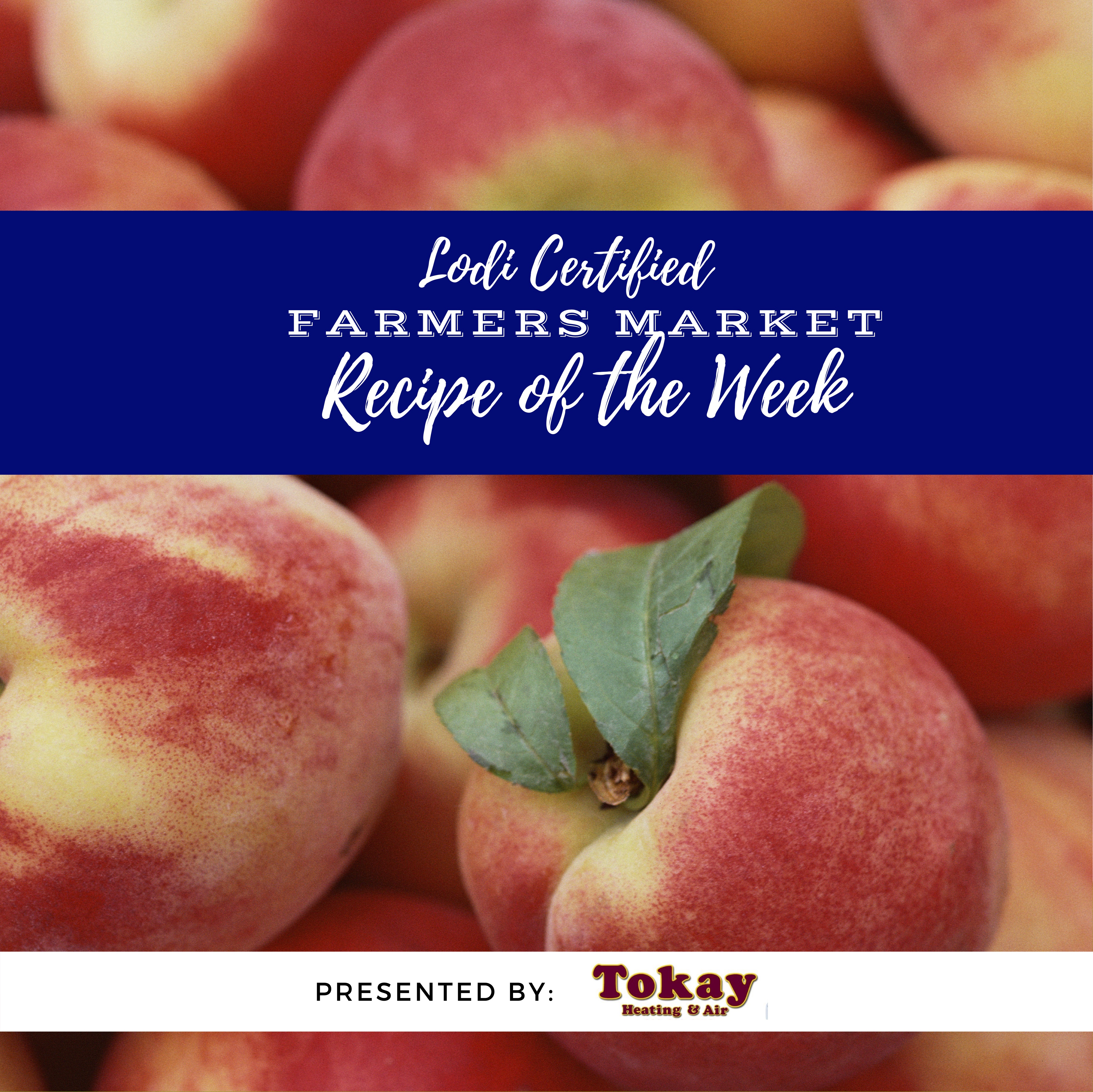 Image for Recipe of the Week- Peach Crostata