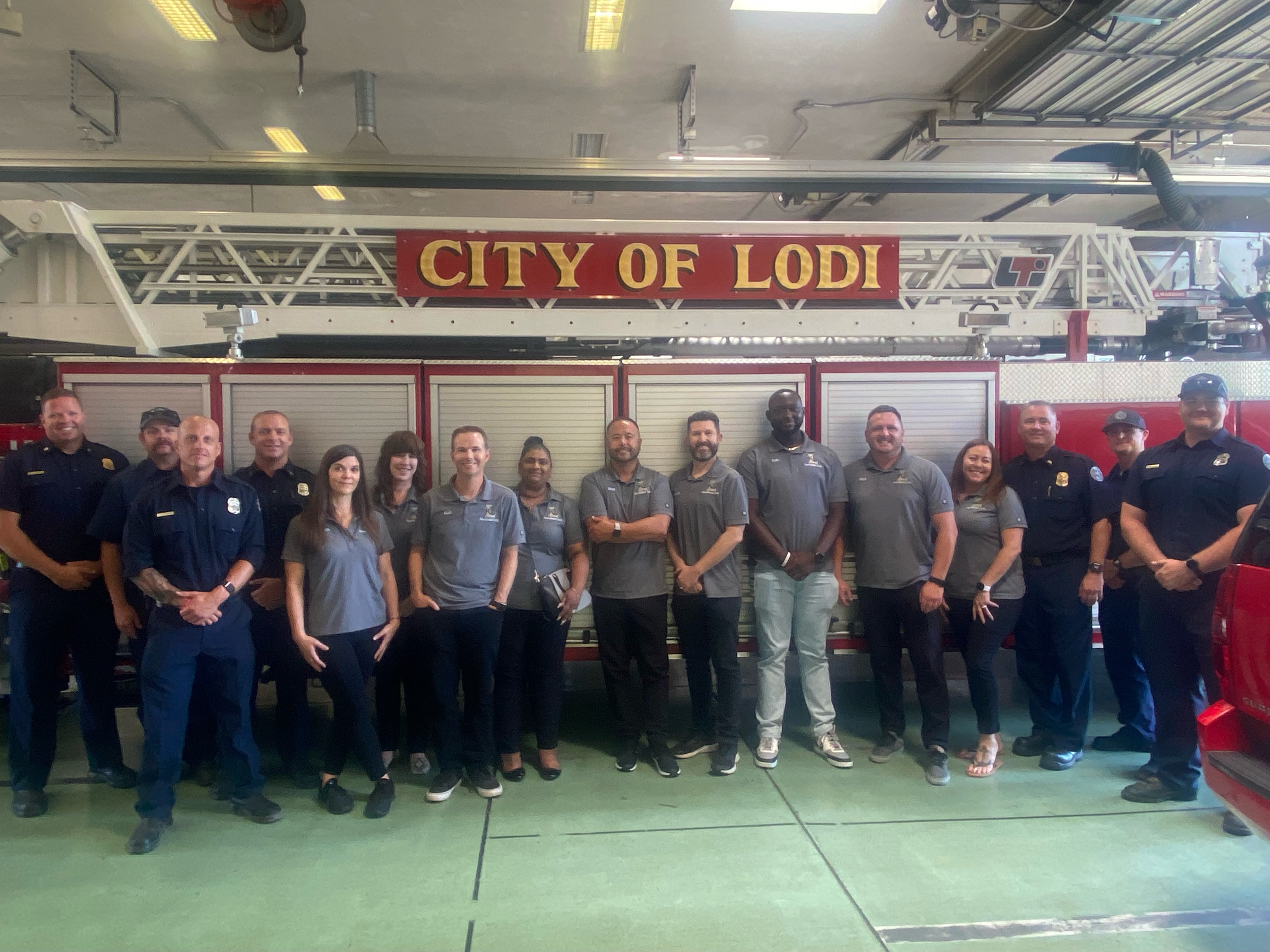 Image for Lodi Leadership's Day with Adventist Health, the Lodi Fire Department, and Community Medical Centers
