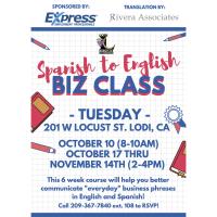 Spanish and English Biz Class