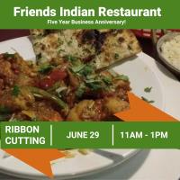 Friends Indian Restaurant Ribbon Cutting