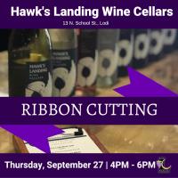 Hawk's Landing Wine Cellar Ribbon Cutting