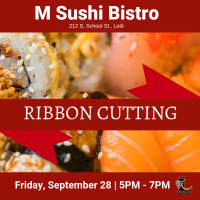 M Sushi Bistro Ribbon Cutting