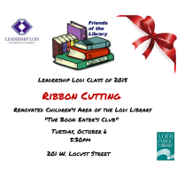 Leadership Lodi -  Ribbon Cutting at Lodi Library
