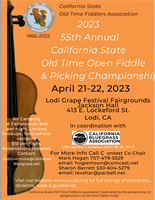 California Bluegrass Association's SPRING CAMPOUT 2023