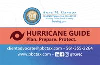 Palm Beach County Tax Collector Gannon Offers Pocket Hurricane Guides