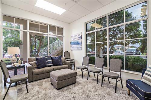 Therapy group room at Remedy Therapy Therapy group room at Remedy Therapy