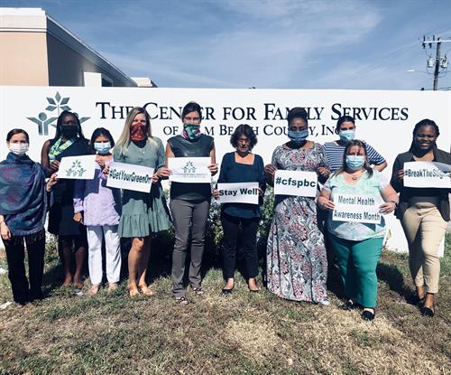 CFS Team shows their support for Mental Health Awareness Month