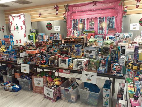 ChildNet's holiday toy store for caregivers to shop for free for holiday gifts