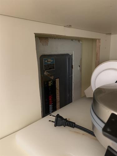 Luxury Residential 40-year Recertification Project - Electrical Panel Clearance Violation