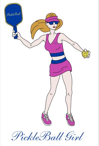 PickleBall Girl- Polo Girl Sports Brand 