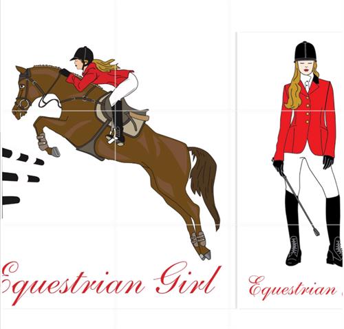 Equestrian Girl - Polo Girl Sports Brand 