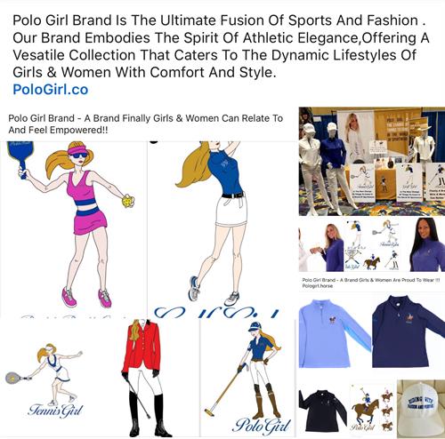 Polo Girl Sports Brand 