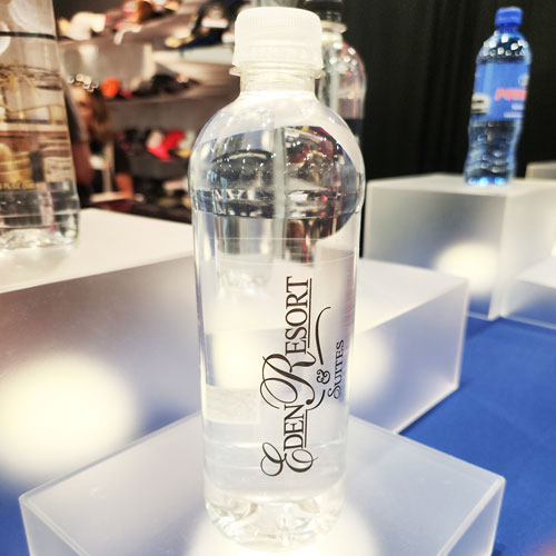 Elegant Custom-Branded Bottled Water