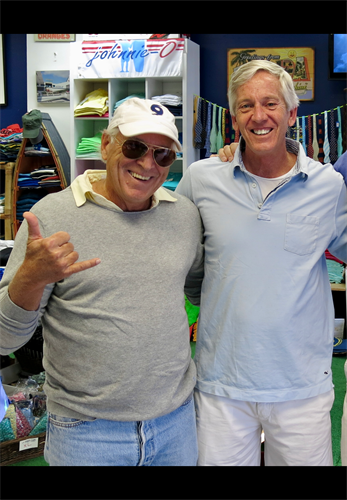 Jimmy Buffett hanging with his buddy Rick