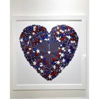 Permanent Art Installation of the 'Patriot Heart' at Palm Beach Police Headquarters