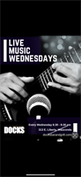 Live Music Wednesdays 630pm-930pm