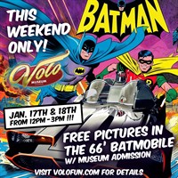 FREE Pictures in the 66’ Batmobile This Weekend Only!