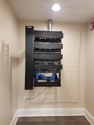 Data closet wiring