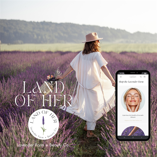Land of Her Custom Designed Social Media Template