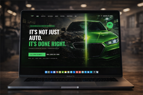 Just Auto Shop Website