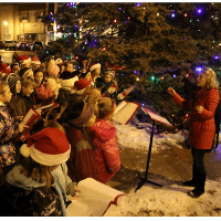 Christmas Card Town Annual Tree Lighting