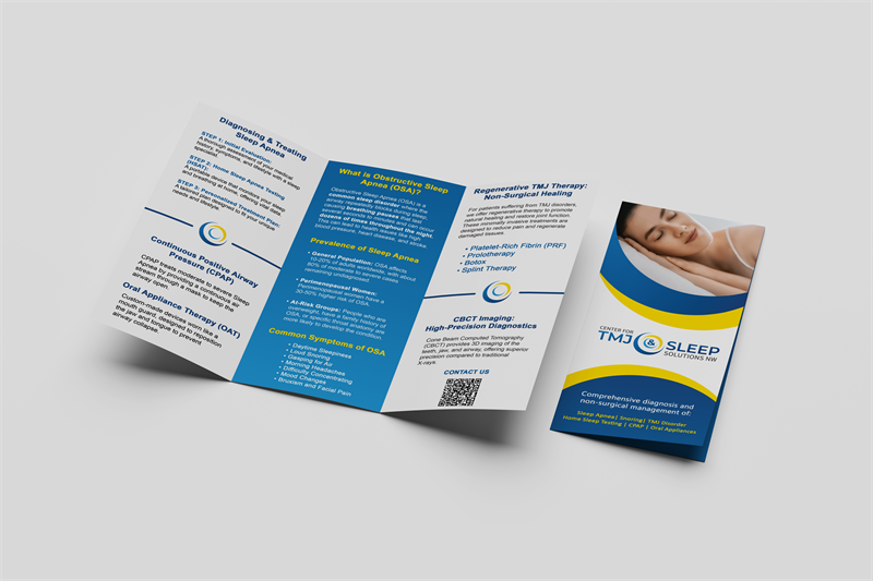 Trifold print design