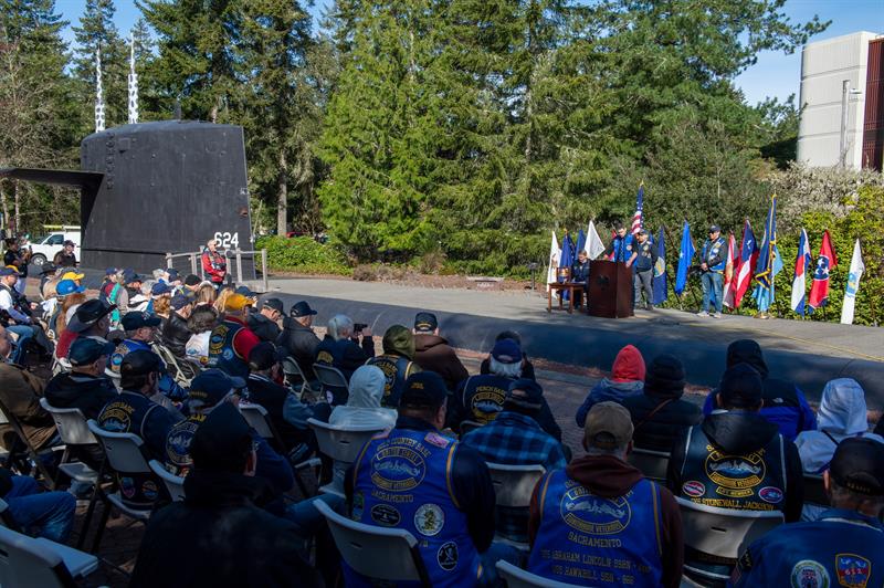 Tolling Ceremony on the USS Woodrow Wilson (Deterrent Park) Naval Base Kitsap 2024