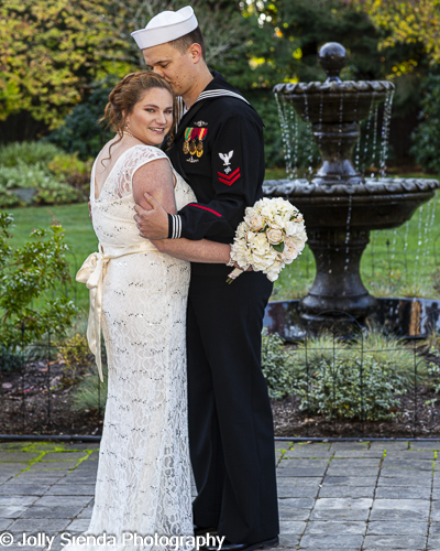 Military wedding photography