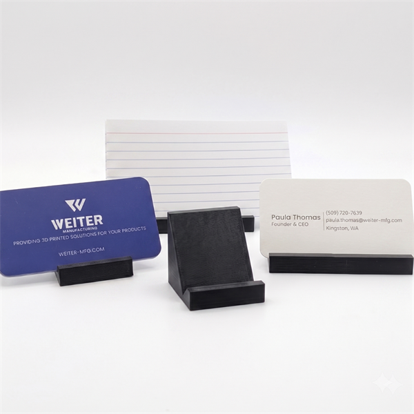 Display business cards, post cards, and more with our mini spotlight stands. 
