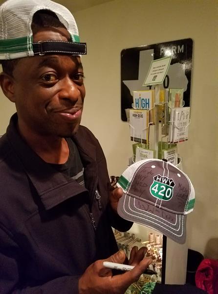 Devin the Dude hangin out at HWY 420