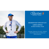 Membership Breakfast featuring KU Head Football Coach, Lance Leipold