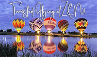 Twisted Flying Hot Air Balloon Glow at Z&M Twisted Vineyard
