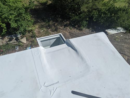 Drain details are what we see leaks on most often in flat roofing.  It's very important to really focus on these details and get them right. 