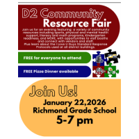 D2 Community Resource Fair (FREE! Pizza too)