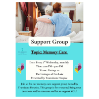 Memory Care Support Group at The Cottages of Fox Lake